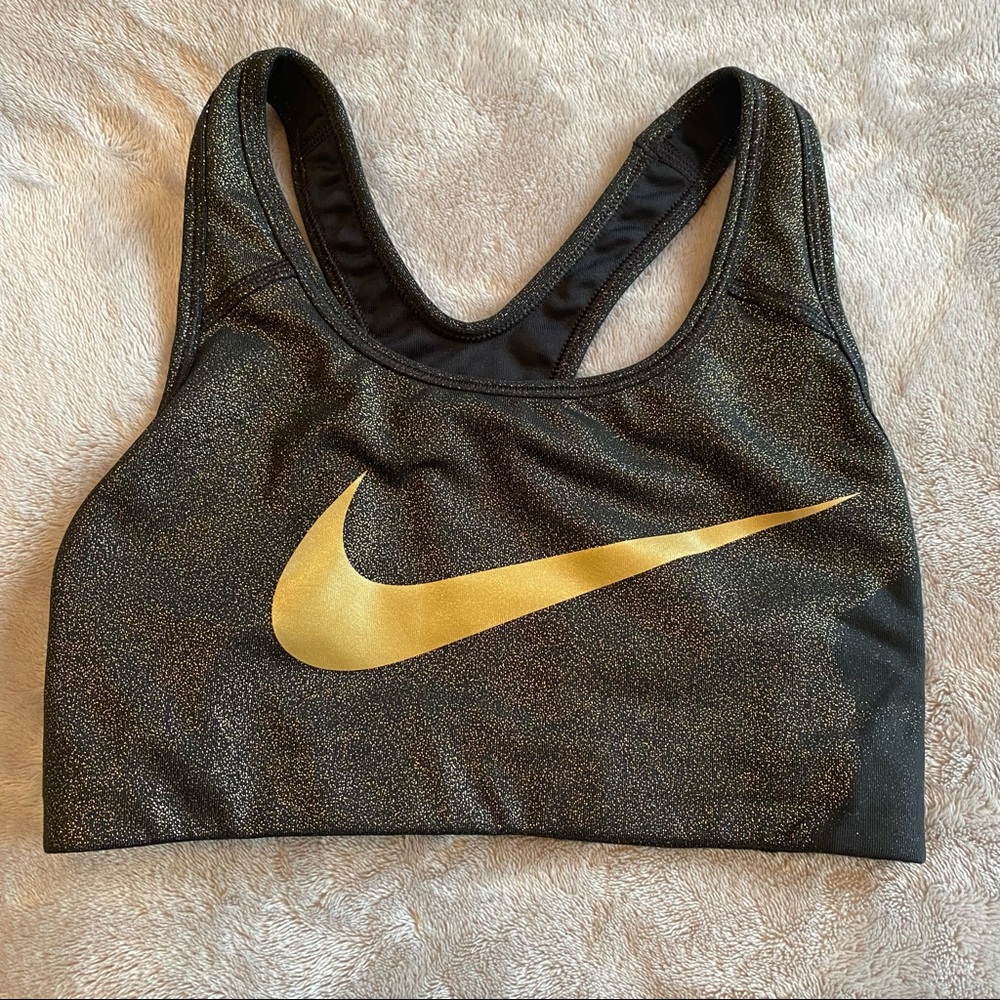 Nike Gold Sports Bra